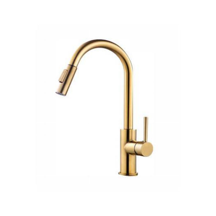 Gold Kitchen Tap - Premium Brushed Gold Faucet by MNBAM