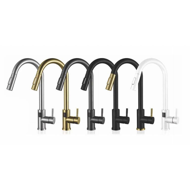 Touch On Kitchen Tap - MNBAM Chrome Sensor Kitchen Faucet